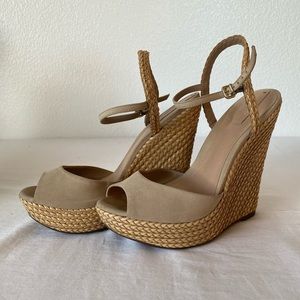 Nude Aldo Wedges